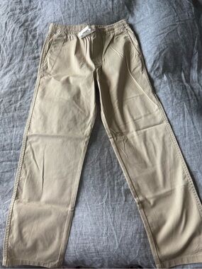 Vineyard Vines Boys Khaki Drawstring Chinos - Light Tan